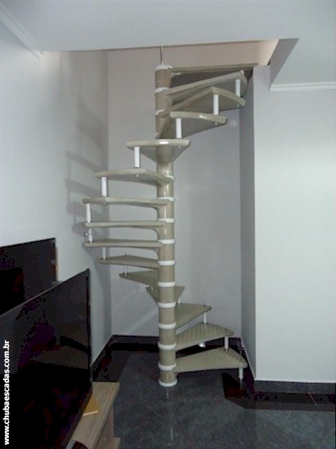 escada caracol concreto